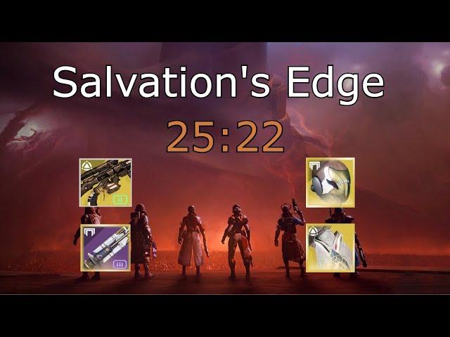 Salvation's Edge Speedrun in 25 Minutes and 22 Seconds (World record)