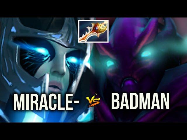 Miracle- PA vs Badman Spectre Crazy Rapier 8k MMR Epic Dota 2