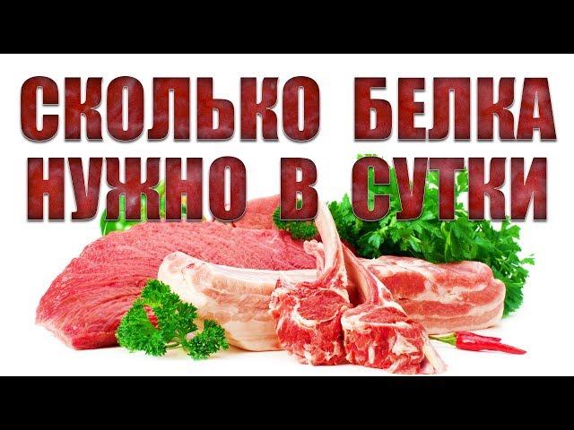 Сколько белка нужно в сутки