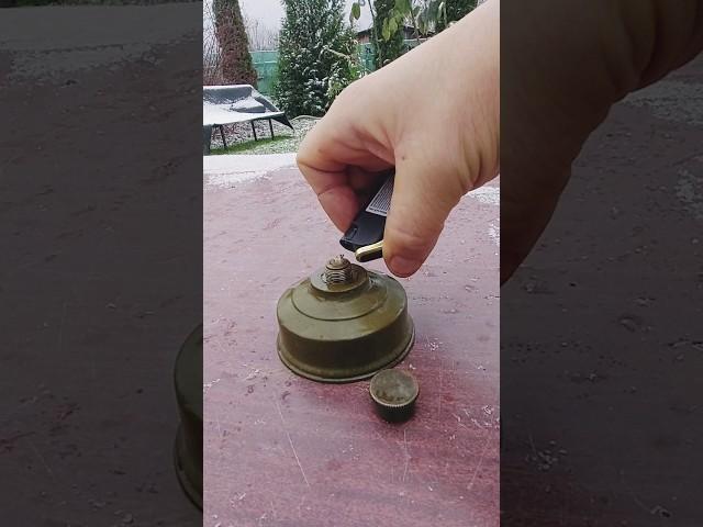 Армейская окопная свеча со склада с консервации #diy #tool #полезныесоветы #хитрости #совет