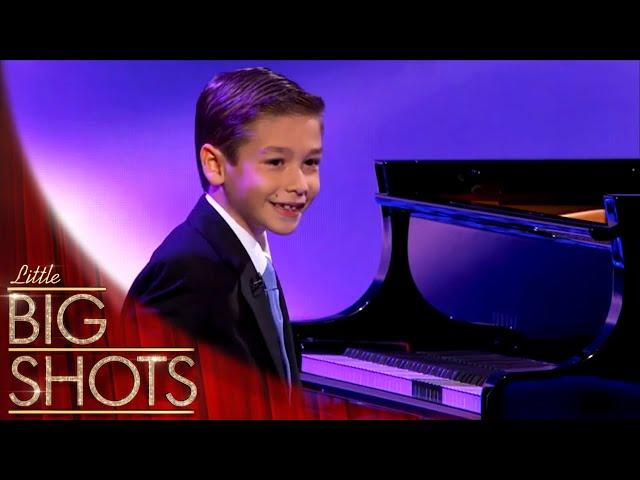 Brandon takes on Billy Joel's Piano Man | Little Big Shots USA