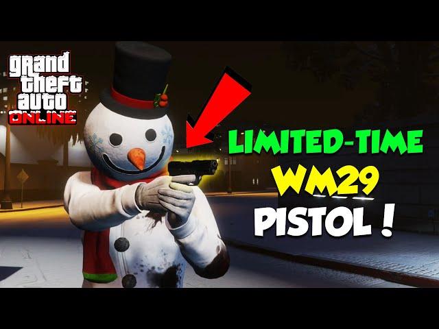 HOW TO UNLOCK THE WM29 PISTOL! New GTA Online Christmas Weapon Guide