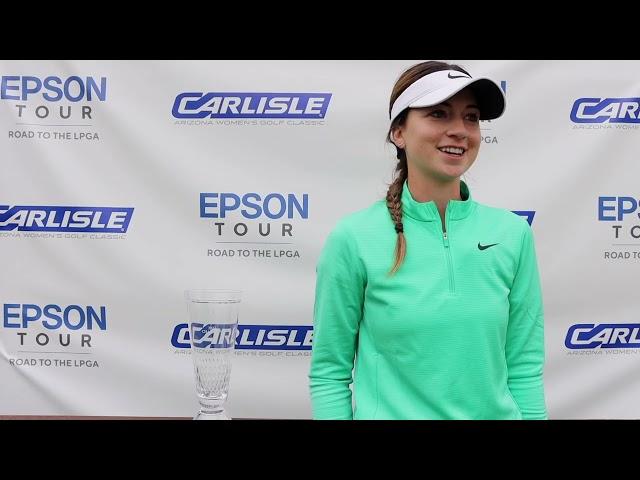 Gabriela Ruffels Final Round Interview | 2023 Carlisle Arizona Women’s Golf Classic