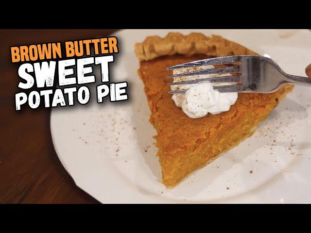 How to Make Sweet Potato Pie with a Brown Butter Twist!