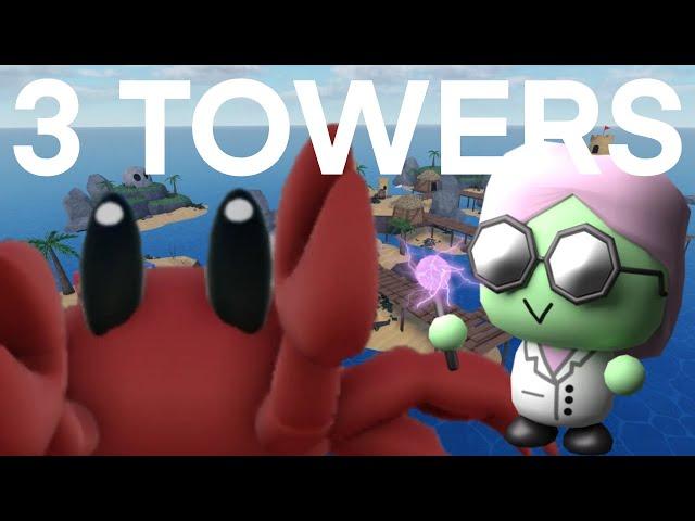 How to get the CRAB MIMIC with only 3 TOWERS | Tower Heroes