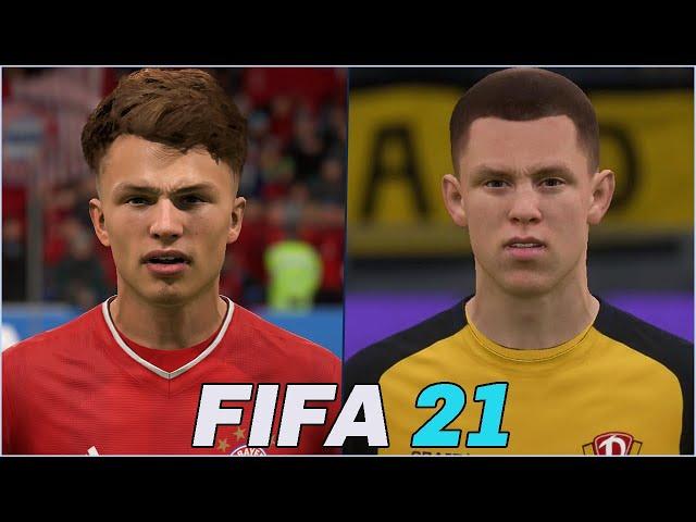 FIFA 21 ALL GERMAN BUNDESLIGA 3 PLAYERS REAL FACES