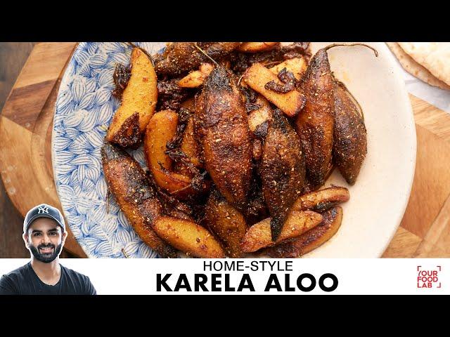 Karela Aloo Ki Sabzi | Less Bitter Karela Tips | बिना कड़वाहट करेला आलू की सब्जी | Chef Sanjyot Keer