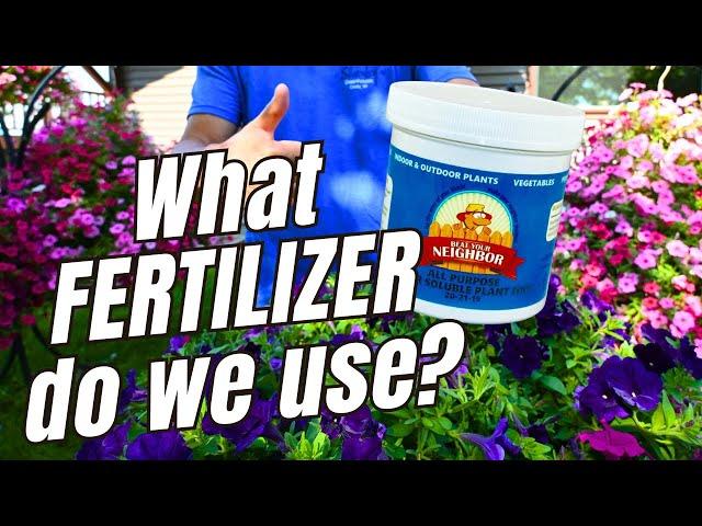 What FERTILIZER Do We Use? #FertilizerFriday