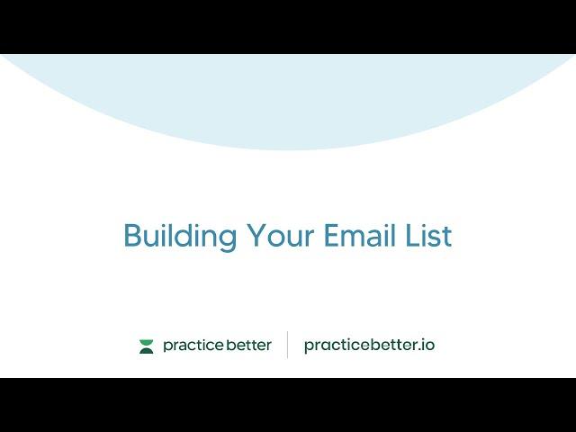 BBC: Building Your Email List | Laura Schoenfeld