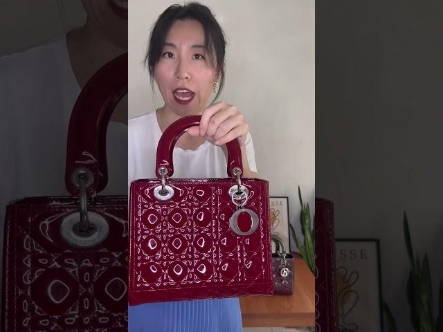 Why Patent leather lady Dior is a steal on secondhand market #ladydior #moneysavingtip #luxuryshopin