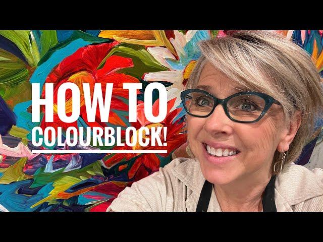 How To Colour-block a Painting!