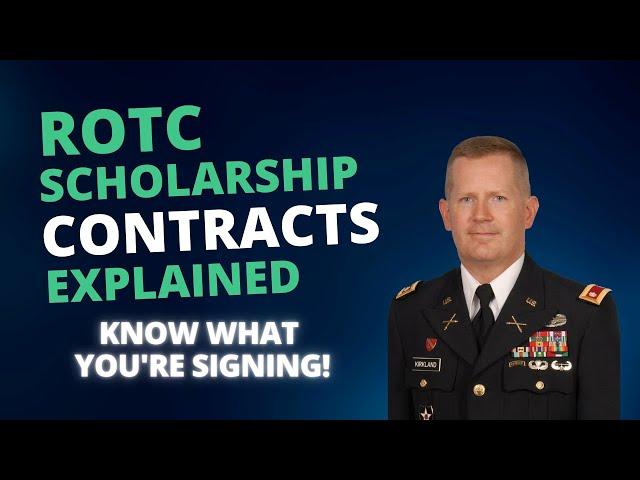 ROTC Scholarship Contracts Explained: Know What You're Signing