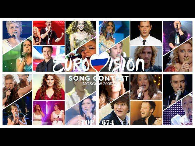 Eurovision 2009 Eliminated Songs Top 674 Part 3 of 3 [200-1]