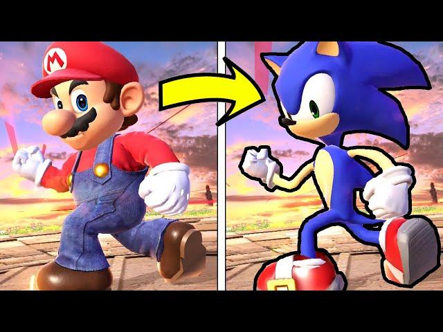 What Happens When Sonic Copies All Character's Victory Screen Animations In Smash Bros Ultimate?