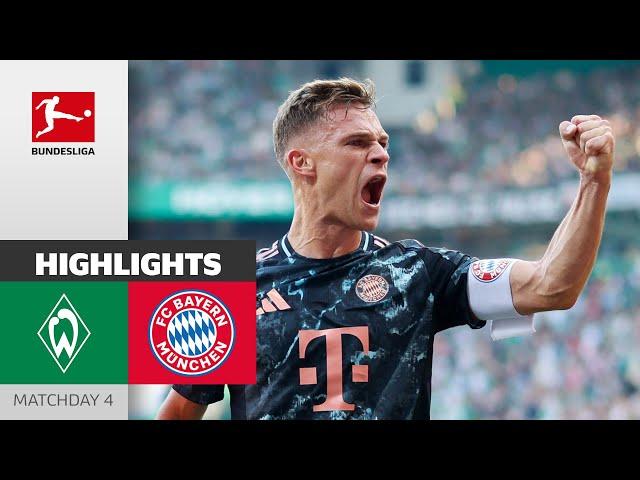 The Return of Prime Bayern! | Werder Bremen - Bayern München 0-5 | Highlights | Matchday 4