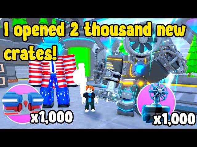 I Openned 2,000 New Crates In Toilet Tower Defense!