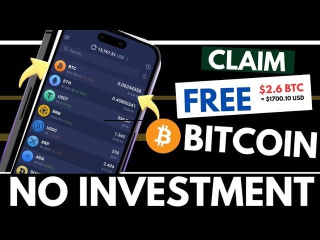 Bitcoin Miner: Claim Free 0.0002 Bitcoin Every 5 Mins • Free BTC Mining Site Without Investment