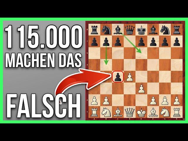 Über 100.000 Spieler KLAMMERN sich an diesen Bauern || Eröffnungsfalle im Damengambit