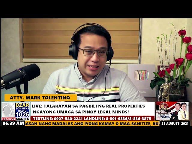 Pagbili ng Real Properties iwas-Scam Tips : by Kuya Mark Tolentino