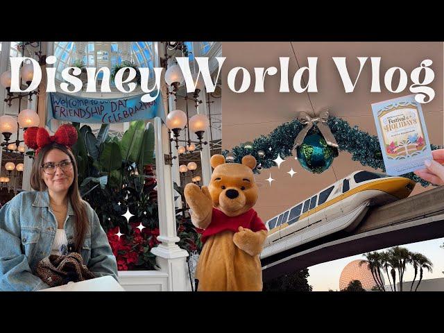 Disney World Vlog ep. 3 - Magic Kingdom & EPCOT Crystal Palace breakfast, park hopping vlog!