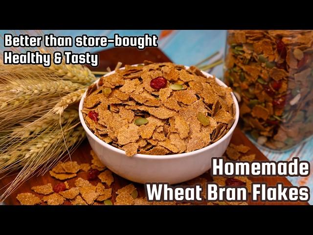 The Secret to Perfect Homemade High-Fiber Wheat Bran Flakes Cereal Recipe | Better Than Kellogg's!