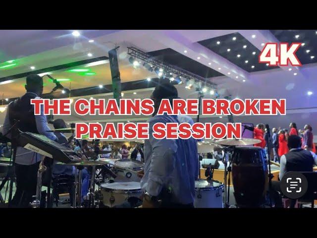 The Chains are Broken praise session..