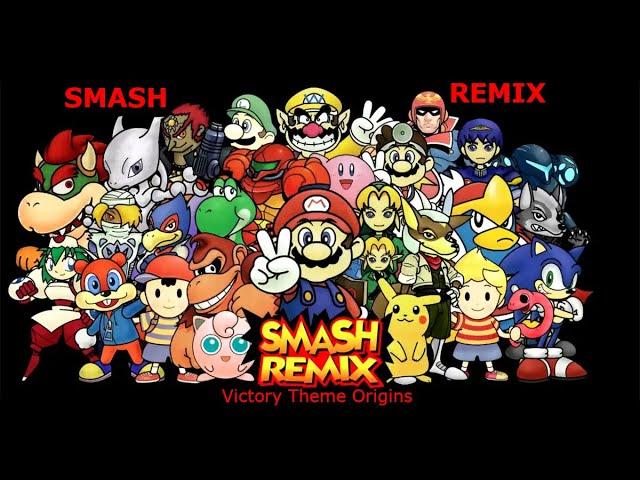 Every Character's Victory Theme Origins in Smash Remix (As of Ver. 1.4.0)