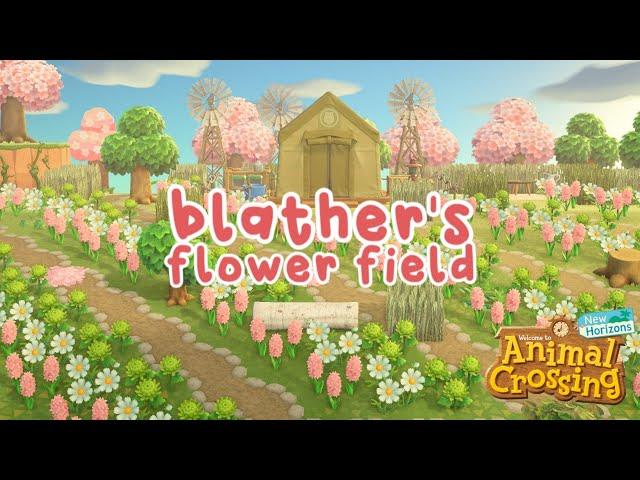 Blather's Spring Flower Field | Speed Build | ACNH