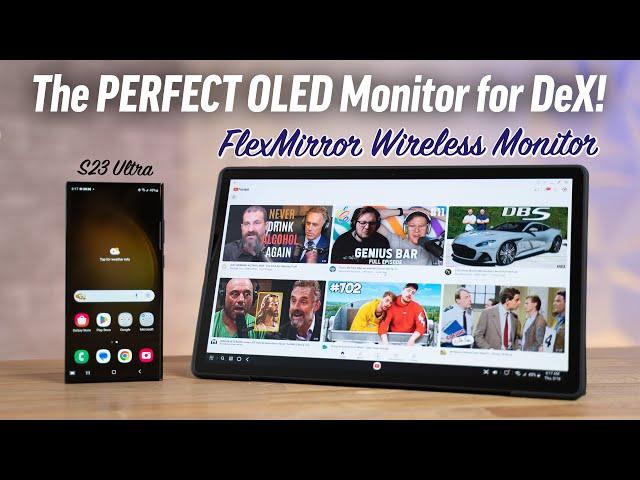 Goodbye cables! This Portable OLED Monitor is WIRELESS!