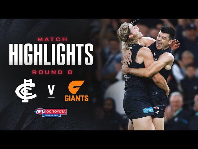 Carlton v GWS Highlights | Round 6, 2024 | AFL