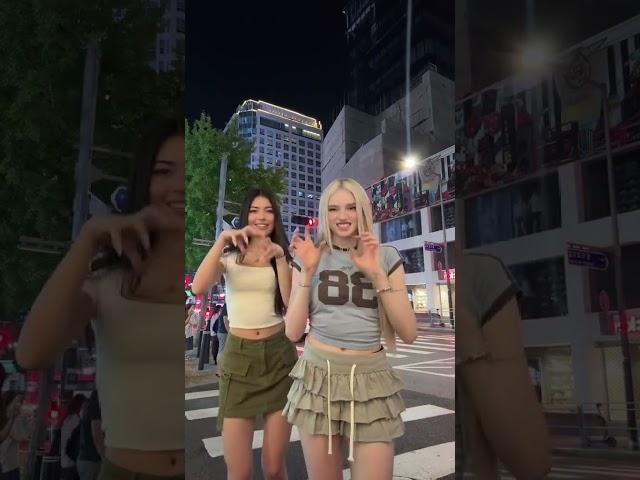 Dancing in Korea with @danikliebertiktok