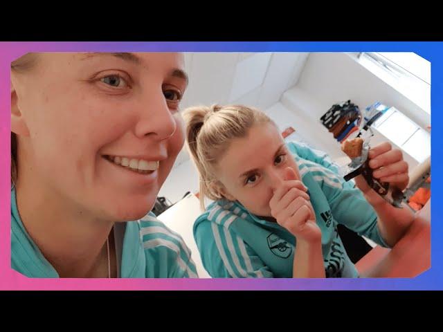 VLOG | WINS for Arsenal & Bayern in Champions League! | Beth Mead & Sarah Zadrazil