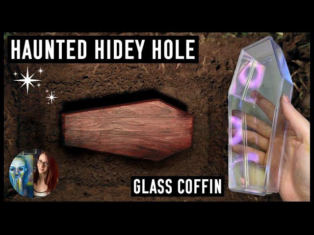 Miniature Glass Coffin with Cursed Items