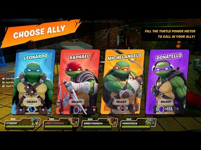 Fortnite TMNT Dimensions (Roguelike) 4-Player Co-Op Ninja Turtles Gameplay