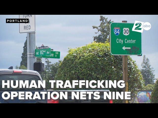 Portland Police arrest nine in anti-trafficking operation along Southeast 82nd Avenue