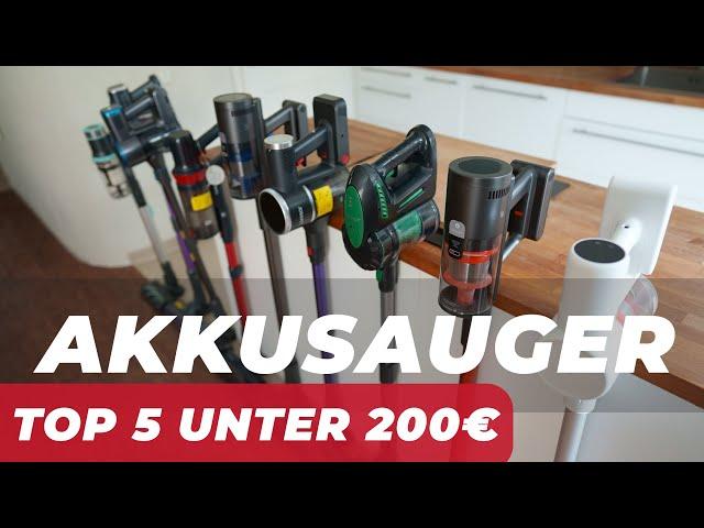 AKKUSAUGER unter 200€ im TEST 2023 (SKANDAL aufgedeckt!) - TOP 5 beste Akkustaubsauger