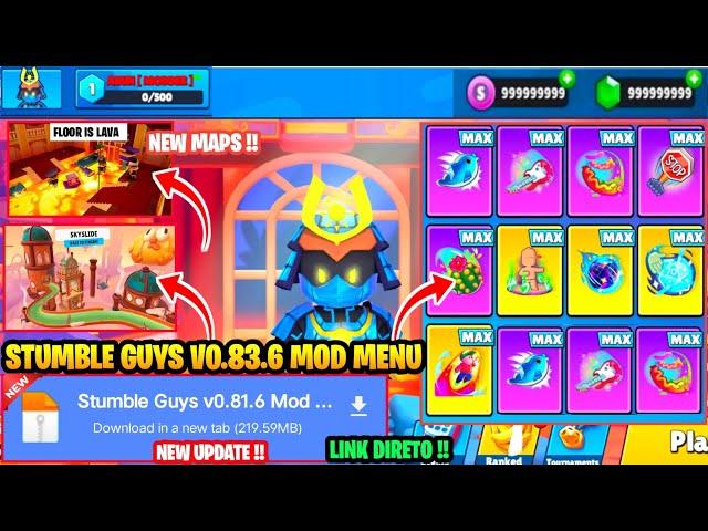 Stumble Guys Mod Menu 0.83.6 - Stumble Guys Mod Apk 0.83.6  Gameplay | Stumble Guys Latest Hack 2024