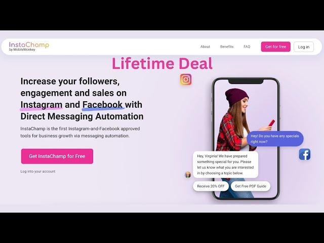 InstaChamp Review | InstaChamp Lifetime Deal - Official FB & Instagram Growth Tools