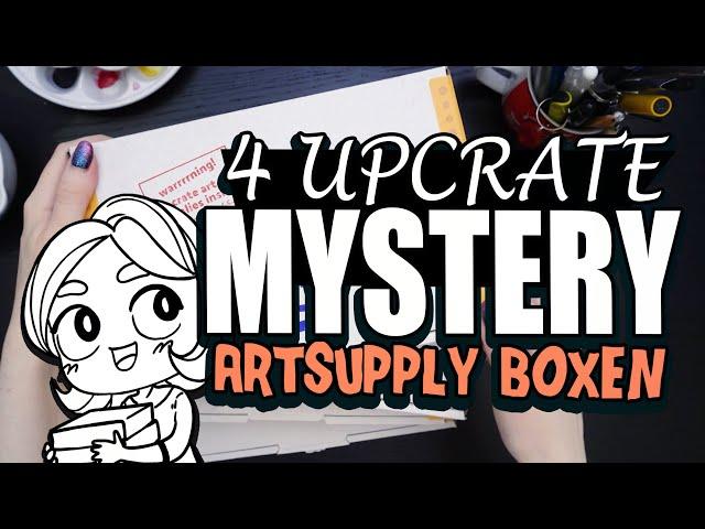 Ich habe 4 Upcrate Artsupply Boxen getestet ⭐️ MYSTERY BOX