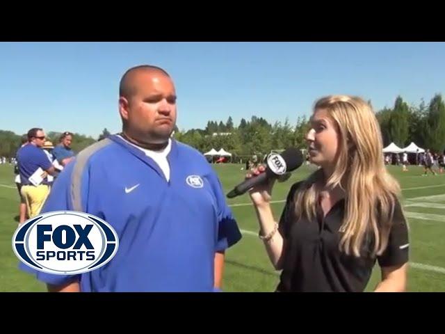 Sports Reporter Knocked Out by Football Player