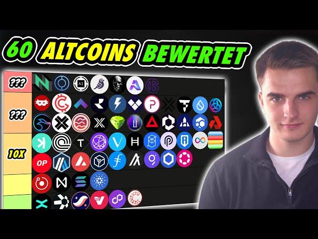 TOP 60 ALTCOINS im POTENZIAL, RISIKO & PREIS bewertet! | Kryptos kaufen 2024 Deutsch