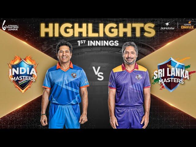 India vs Sri Lanka | 1st Innings Highlights |  International Masters League | Colors Cineplex