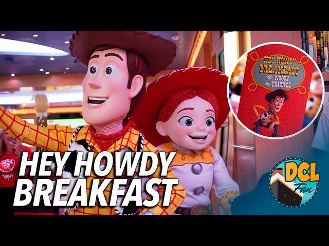 Hey Howdy Breakfast Highlights - Pixar Day at Sea - Disney Cruise Line - DCL