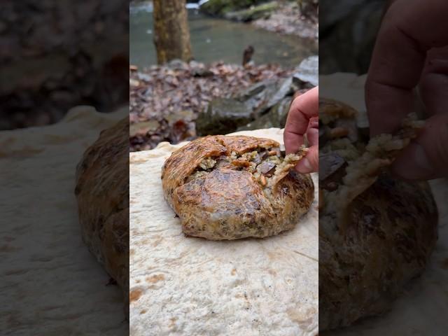 GÖMLEK YAĞINDA KUZU CİĞER SARMA - cooking stuffed liver in Lamb fat