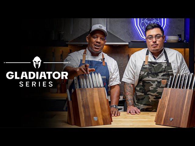 The ULTIMATE KNIFE BLOCK | GLADIATOR Series 18 Piece SET | DALSTRONG