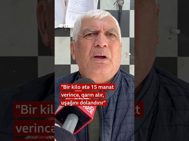 Qəssab: "Bir kilo ətə 15 manat verincə, qarın alır, uşağını dolandırır"