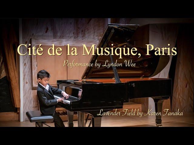 Lavender Field by Karen Tanaka | Lyndon Wee | Cité de la Musique, Paris