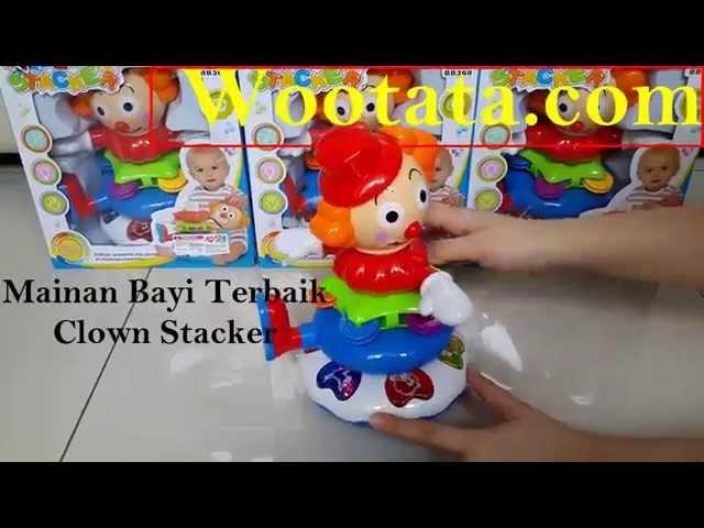 Mainan Bayi Terbaik Clown Stacker