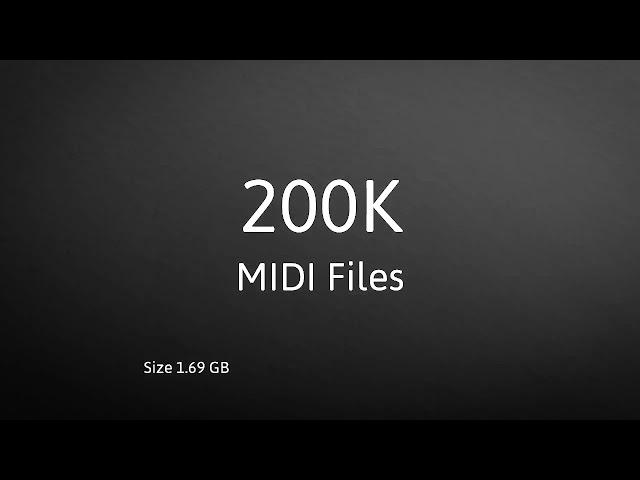 Free MIDI | 200k Mega midi pack | Download link in the description