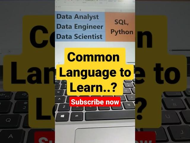 Common language to learn for data analyst by taik18